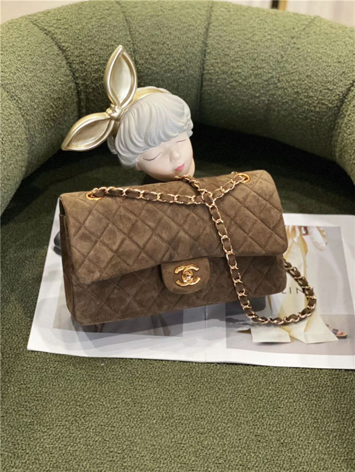 Chanel CLASSIC HANDBAG Suede LB9291 (2)