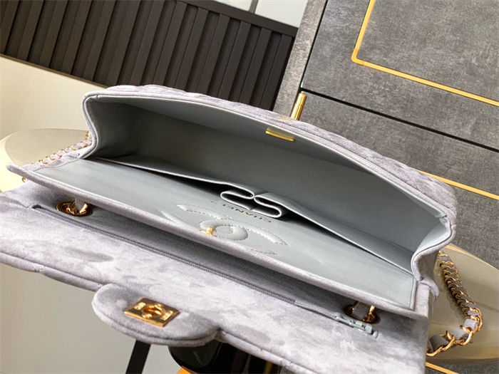 Chanel CLASSIC HANDBAG Suede LB9962 (5)