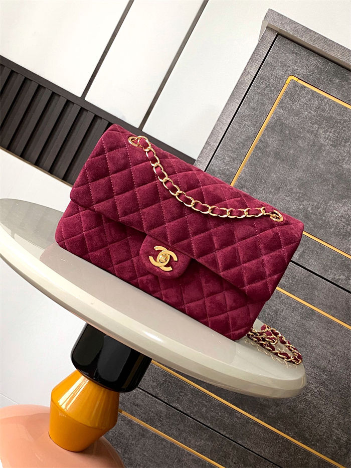 Chanel CLASSIC HANDBAG Suede LB9963 (1)