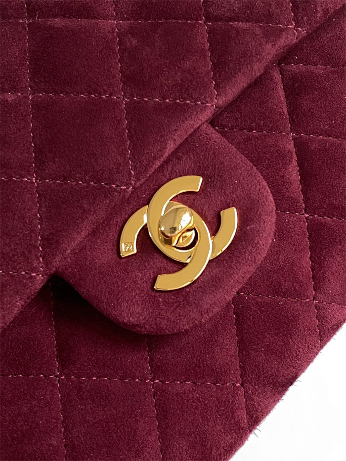 Chanel CLASSIC HANDBAG Suede LB9963 (4)