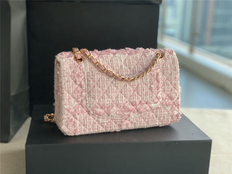 Chanel CLASSIC HANDBAG Tweed LB11715 (2)