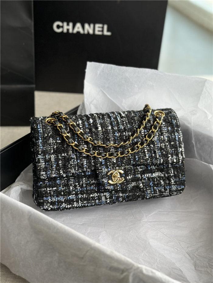 Chanel CLASSIC HANDBAG Tweed LB11996 (1)