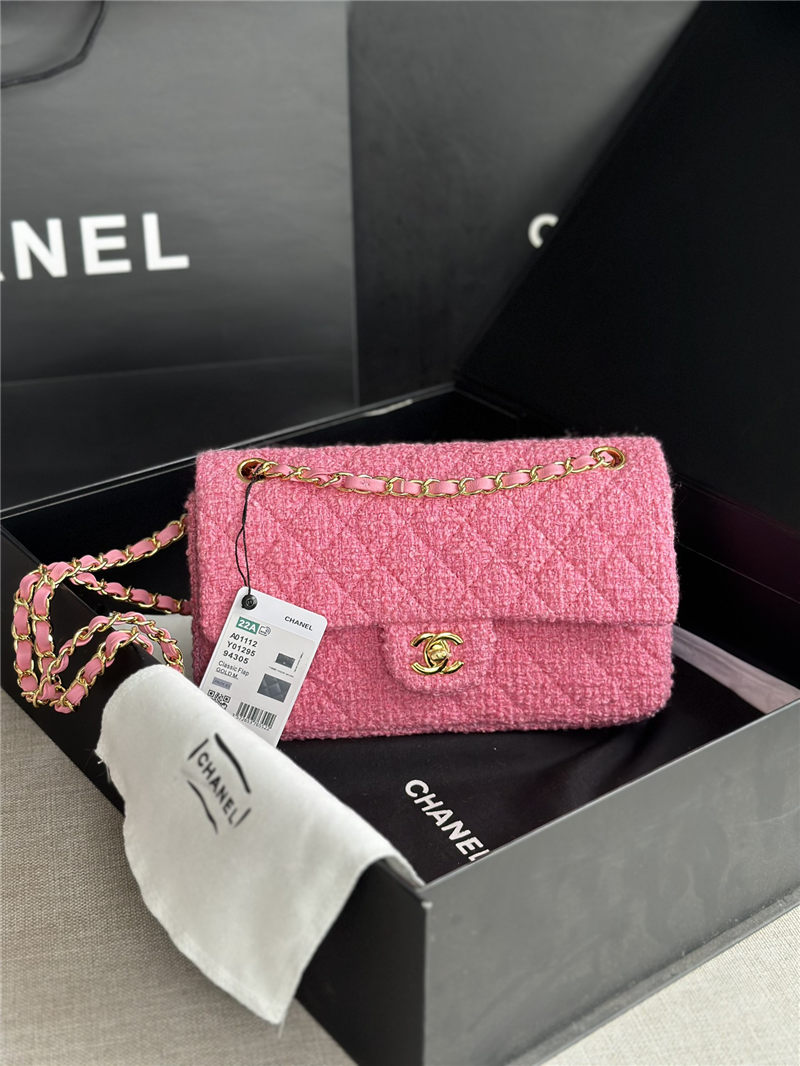 Chanel CLASSIC HANDBAG Tweed LB12827 (1)