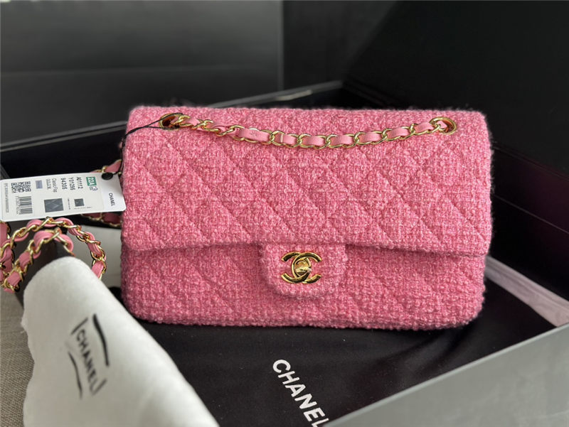Chanel CLASSIC HANDBAG Tweed LB12827 (2)