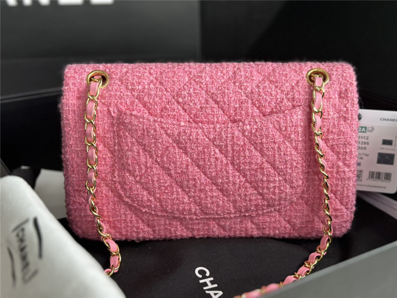 Chanel CLASSIC HANDBAG Tweed LB12827 (4)