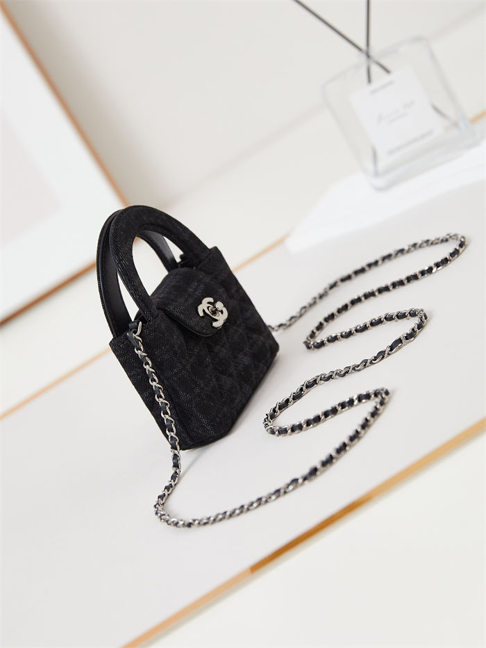 Chanel CLUTCH Printed Denim LB14985 (3)