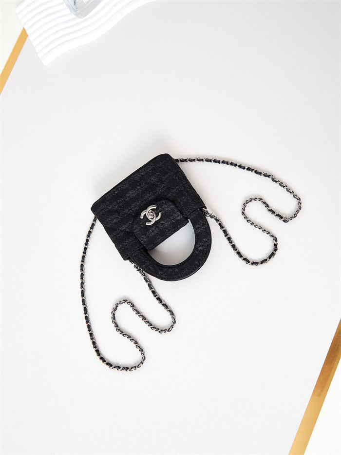 Chanel CLUTCH Printed Denim LB14985 (4)