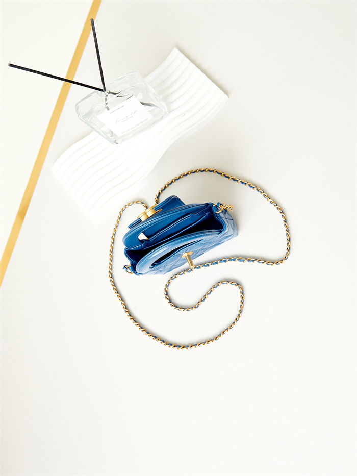 Chanel CLUTCH Shiny Aged Calfskin LB14864 (3)