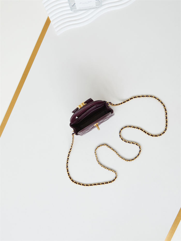 Chanel CLUTCH Shiny Aged Calfskin LB14987 (4)