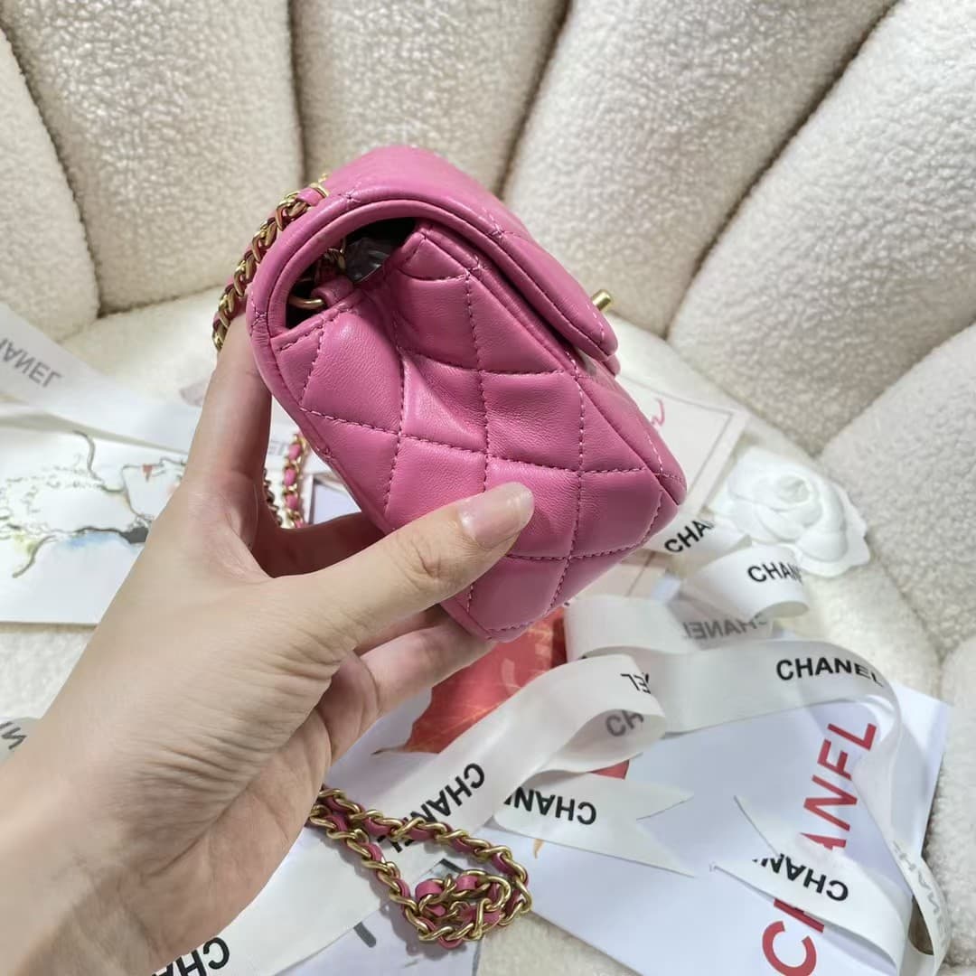 Chanel FLAP BAG Lambskin LB16142 (3)