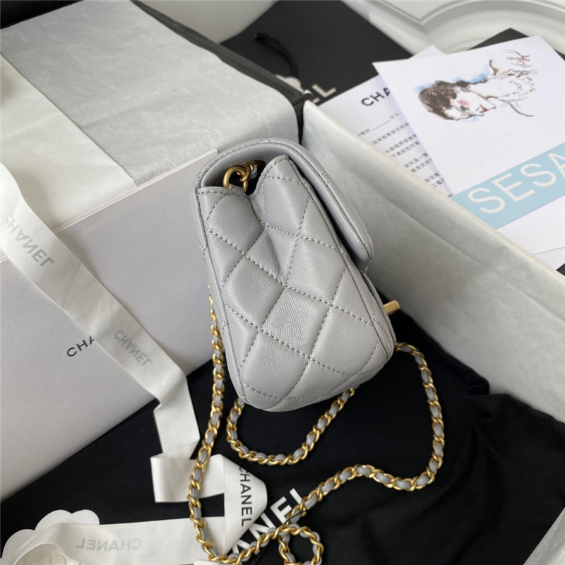 Chanel FLAP BAG Lambskin LB3645 (4)
