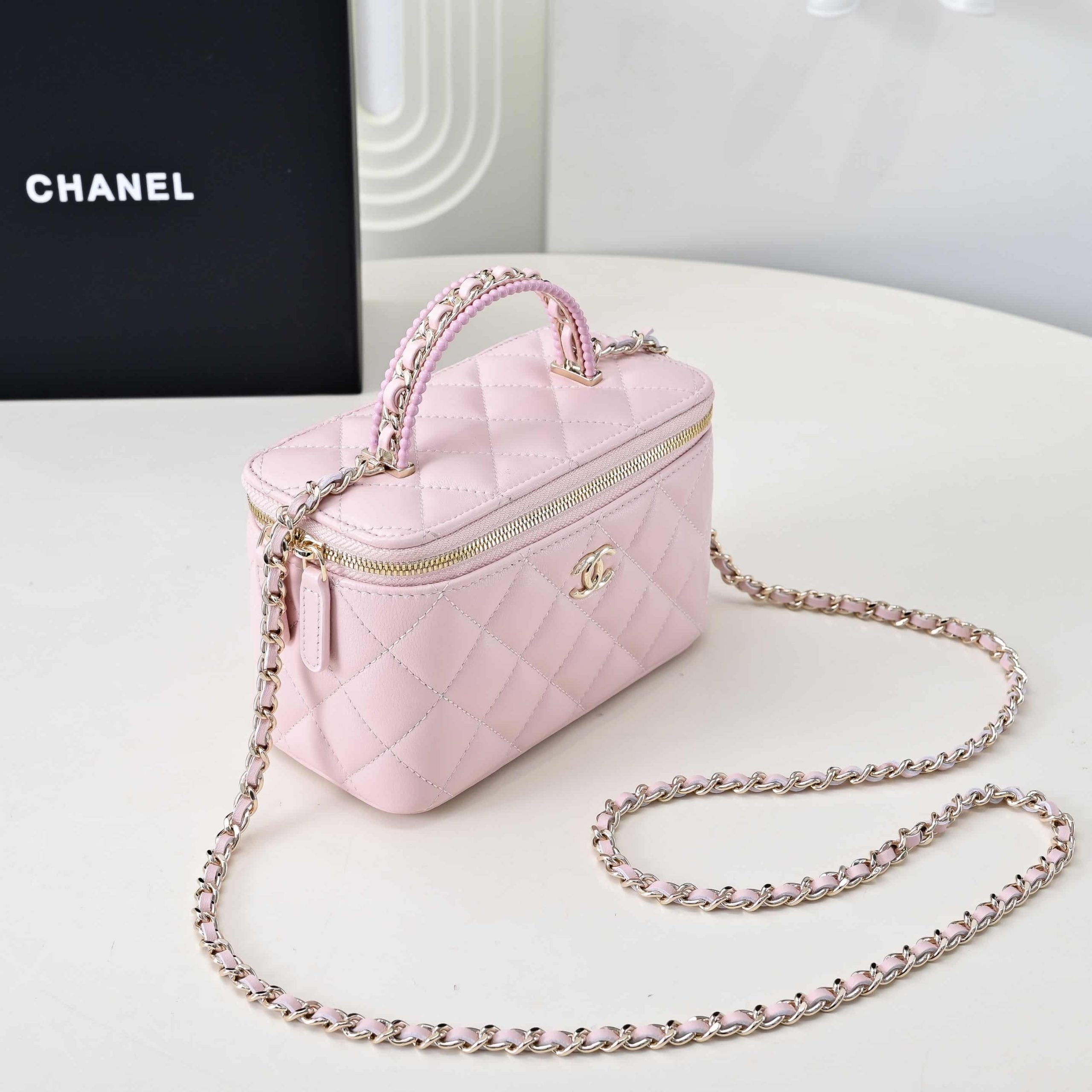 Chanel LONG VANITY Lambskin LB16516 (3)