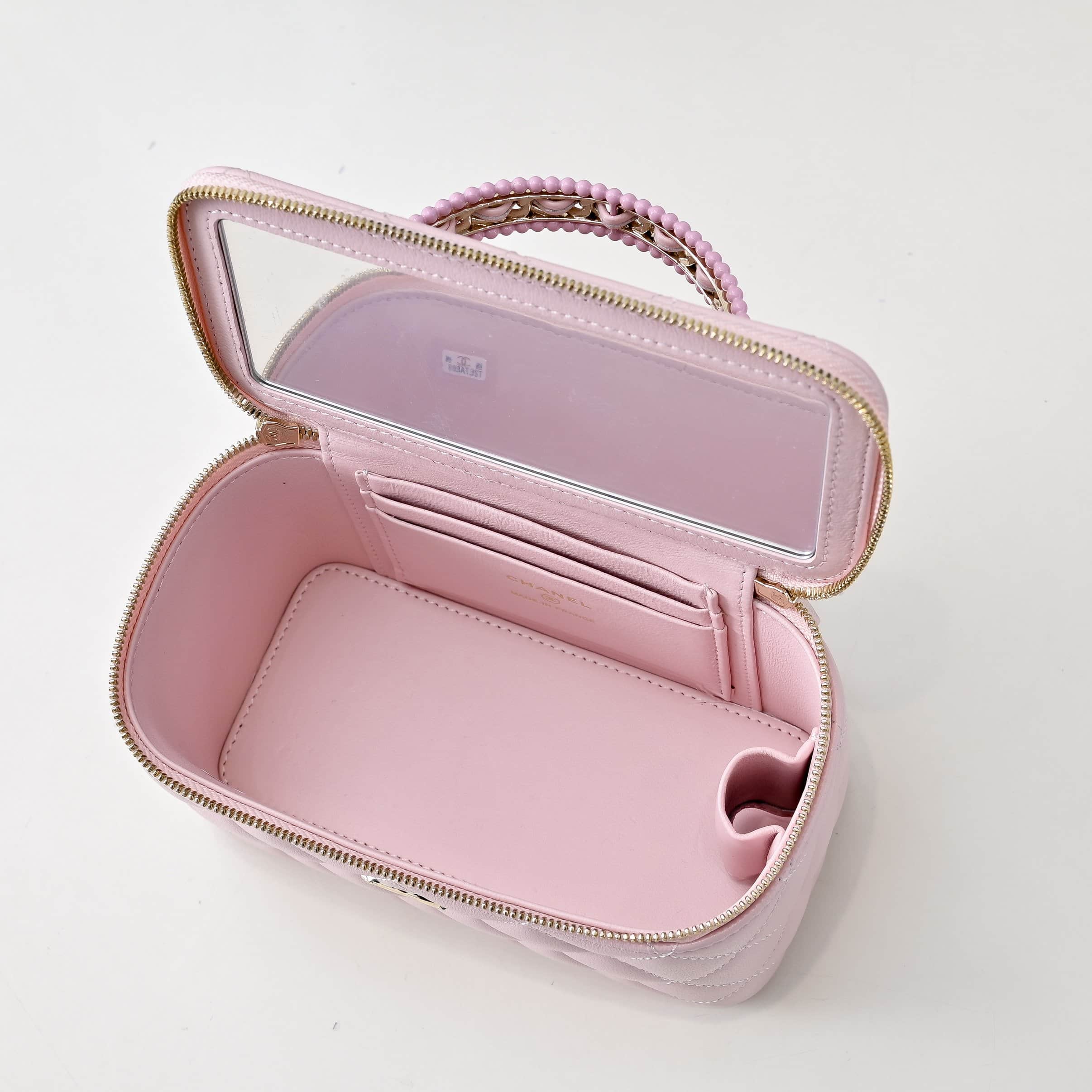 Chanel LONG VANITY Lambskin LB16516 (6)