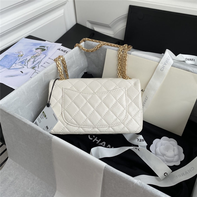Chanel MINI 2.55 HANDBAG Aged Calfskin LB4081 (2)