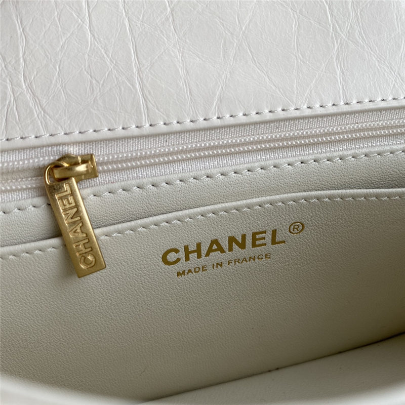 Chanel MINI 2.55 HANDBAG Aged Calfskin LB4081 (6)