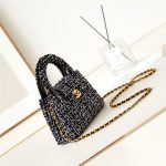 Chanel MINI SHOPPINGBAG Cotton Tweed LB14214 (4)