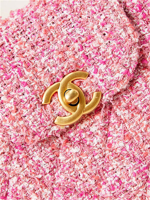 Chanel MINI SHOPPINGBAG Cotton Tweed LB14215 (3)