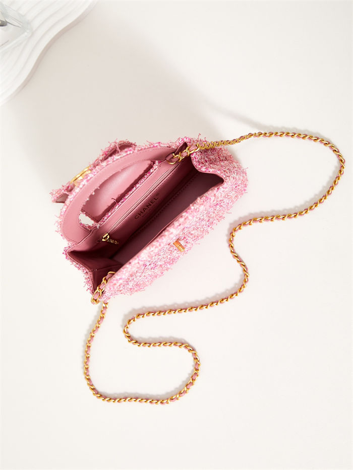 Chanel MINI SHOPPINGBAG Cotton Tweed LB14215 (4)