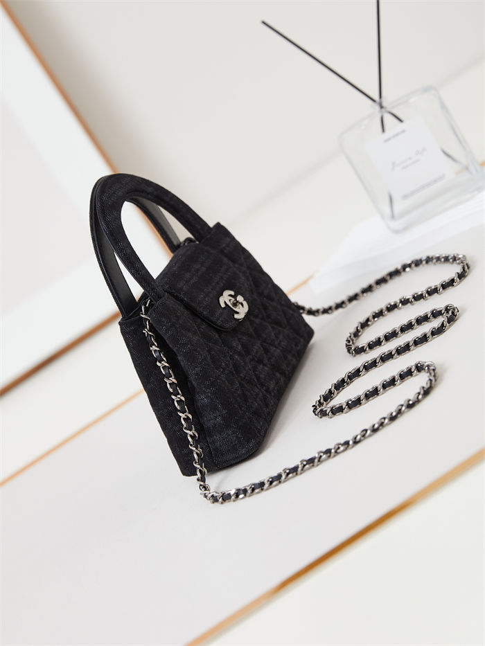 Chanel MINI SHOPPINGBAG Printed Denim LB14861 (6)