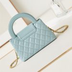 Chanel MINI SHOPPINGBAG Shiny Aged Calfskin LB14216 (5)