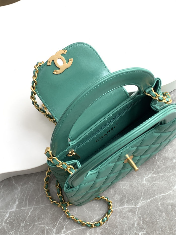 Chanel MINI SHOPPINGBAG Shiny Aged Calfskin LB14271 (6)