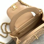 Chanel MINI SHOPPINGBAG Shiny Aged Calfskin LB14373 (6)