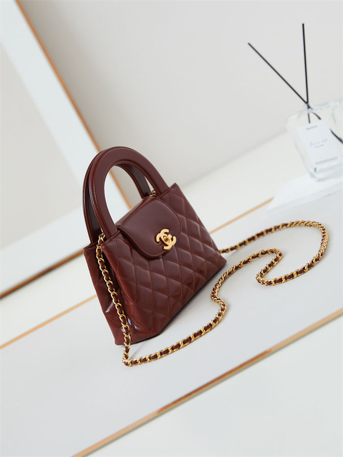 Chanel MINI SHOPPINGBAG Shiny Aged Calfskin LB14855 (2)