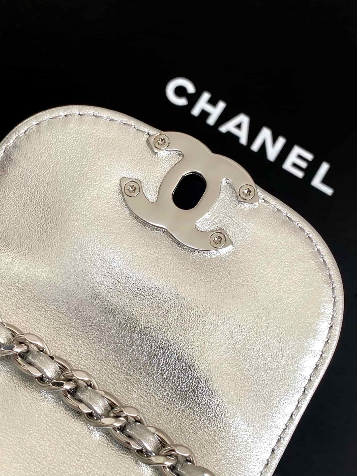 Chanel MINI SHOPPINGBAG Shiny Aged Calfskin LB16389 (4)