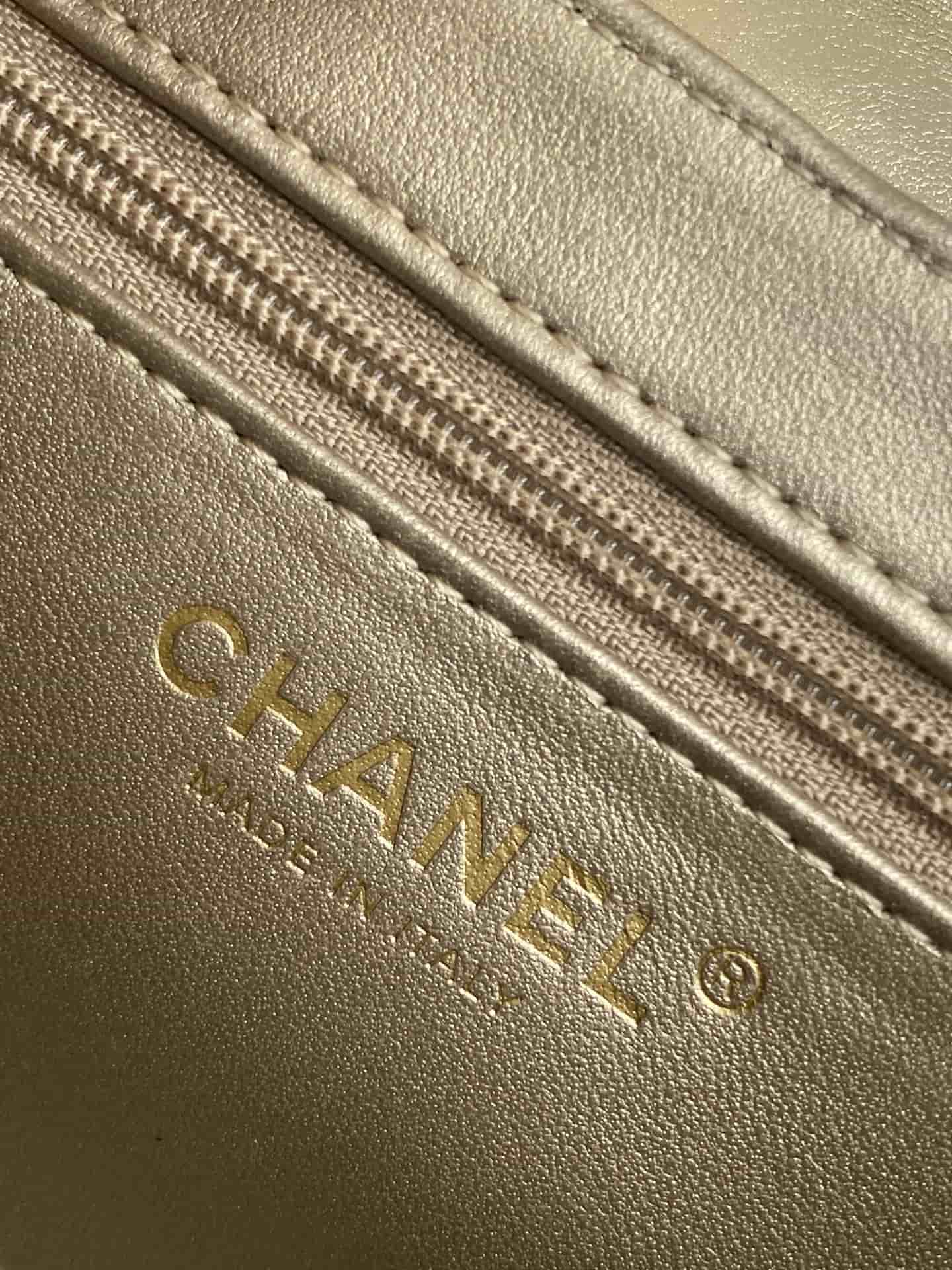 Chanel MINI SHOPPINGBAG Shiny Aged Calfskin LB16390 (6)