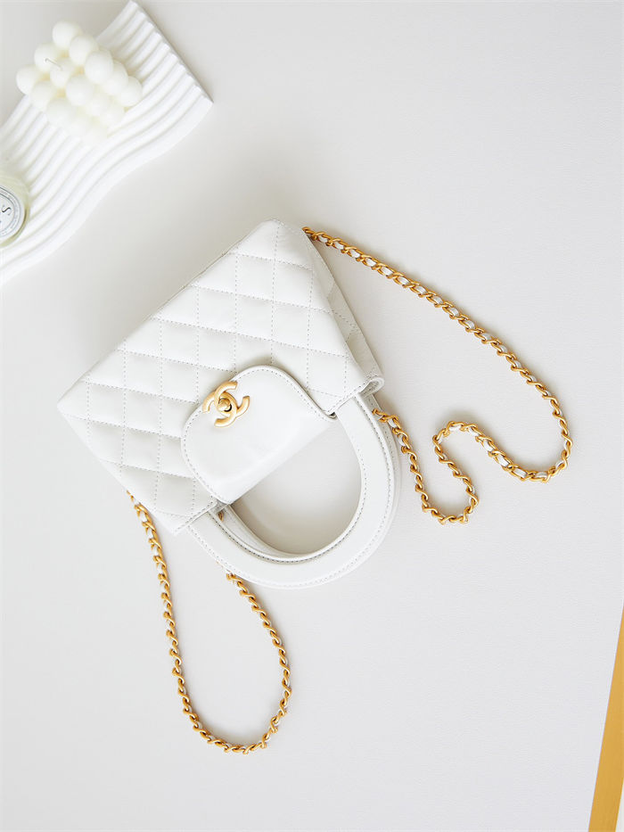 Chanel MINI SHOPPINGBAG Shiny Aged Calfskin LB6686 (4)