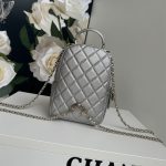 Chanel Mini Backpack Grained Calfskin LB14475 (2)
