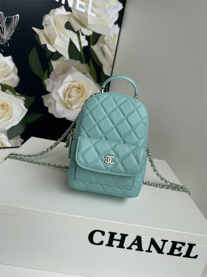 Chanel Mini Backpack Grained Calfskin LB14479 (1)