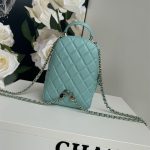 Chanel Mini Backpack Grained Calfskin LB14479 (2)