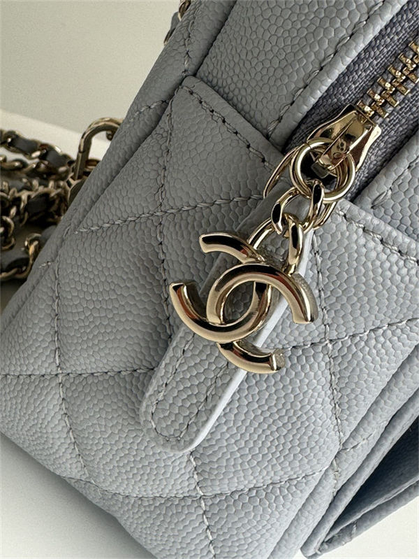 Chanel Mini Backpack Grained Calfskin LB14480 (4)