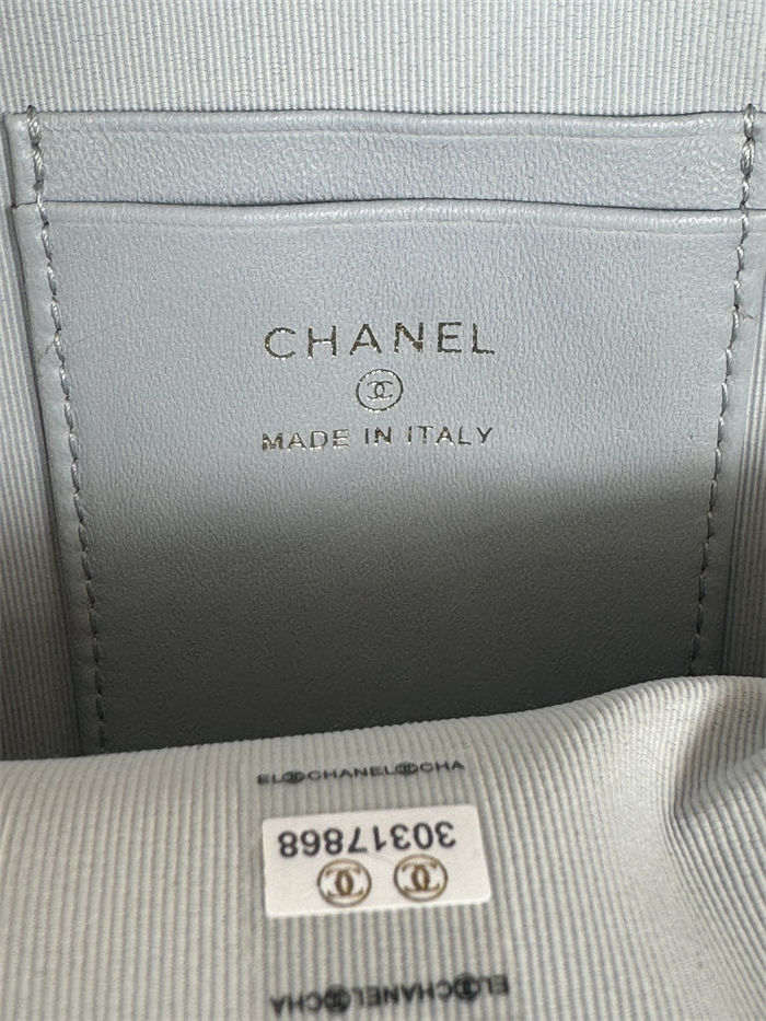 Chanel Mini Backpack Grained Calfskin LB14480 (6)