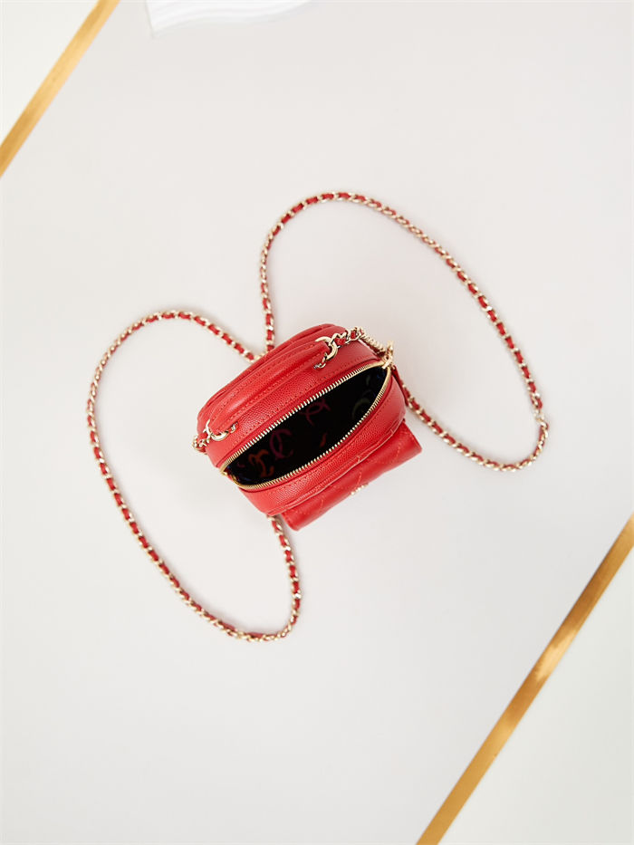 Chanel Mini Backpack Grained Calfskin LB14968 (4)