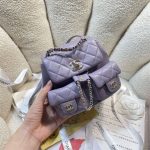 Chanel SMALL BACKPACK Grained Shiny Calfskin LB14903 (2)