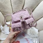 Chanel SMALL BACKPACK Grained Shiny Calfskin LB14905 (2)