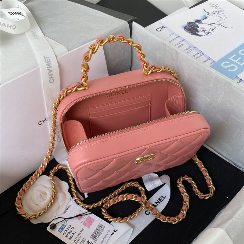 Chanel Small VANITY Lambskin11409 (2)