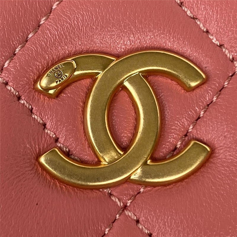 Chanel Small VANITY Lambskin11409 (6)