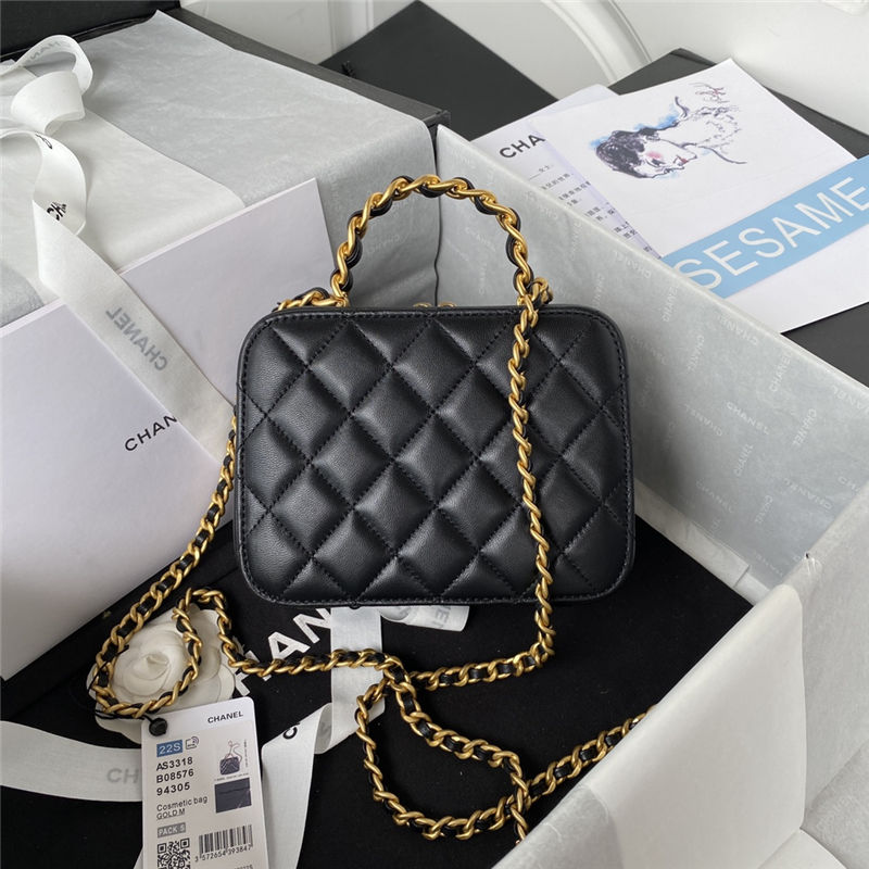 Chanel Small VANITY Lambskin11410 (4)