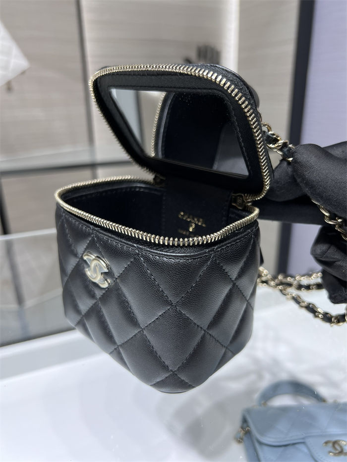 Chanel Small VANITY Lambskin14601 (3)