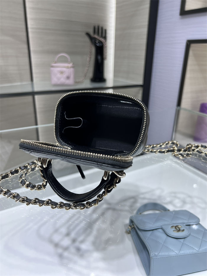 Chanel Small VANITY Lambskin14601 (4)