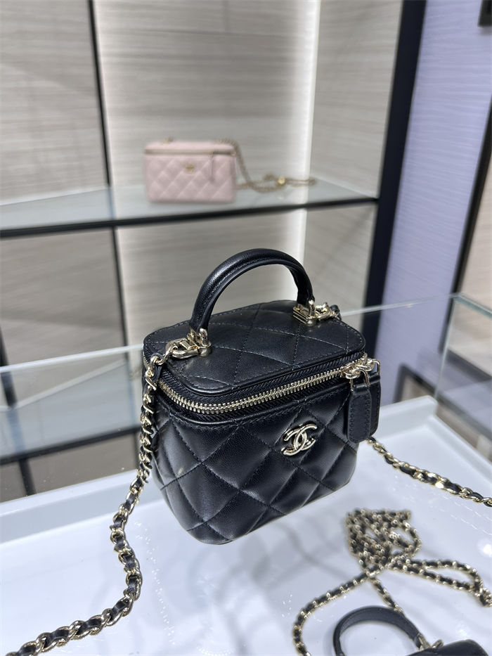 Chanel Small VANITY Lambskin14601 (5)