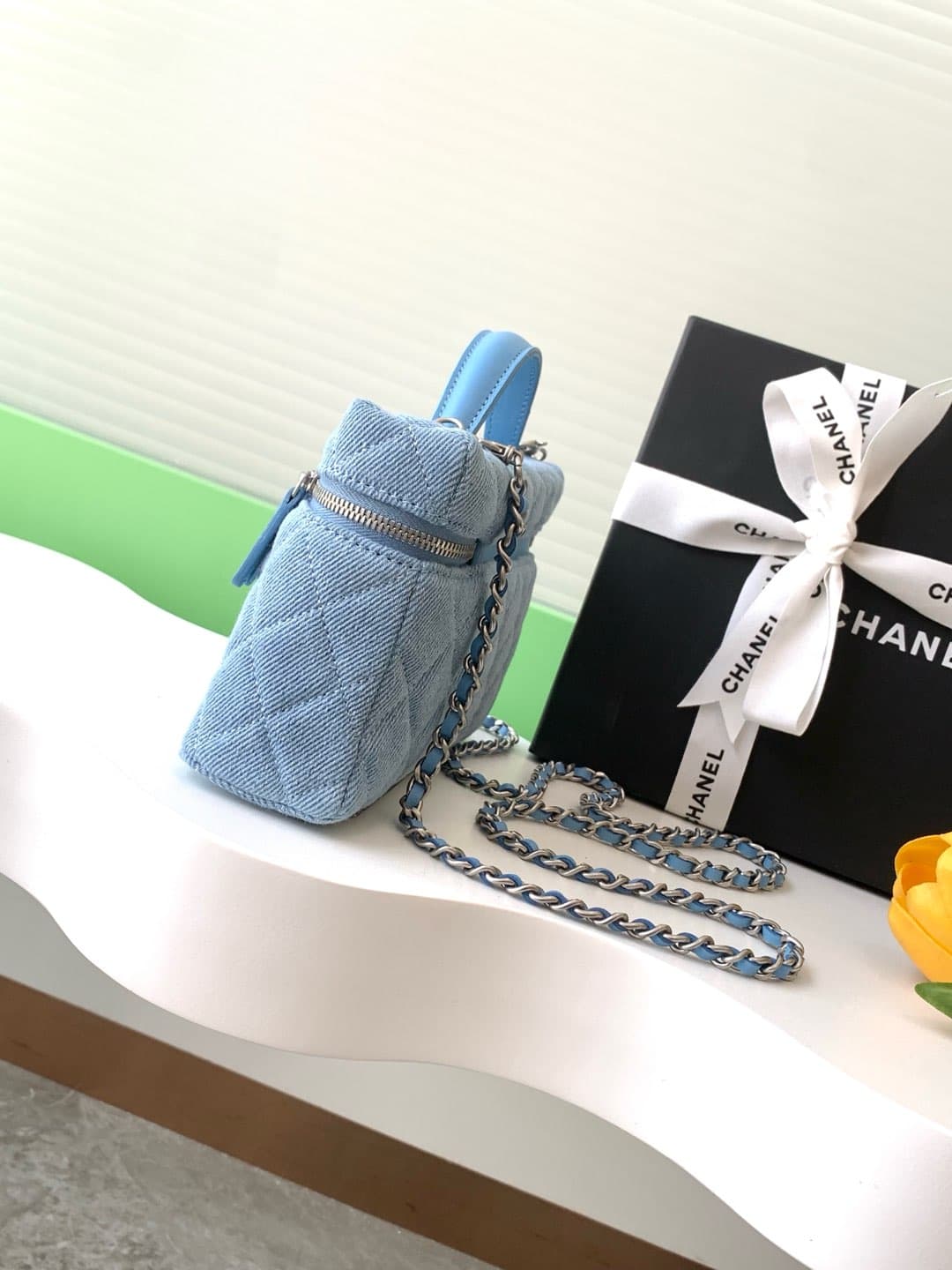 Chanel VANITY Denim LB15796 (3)