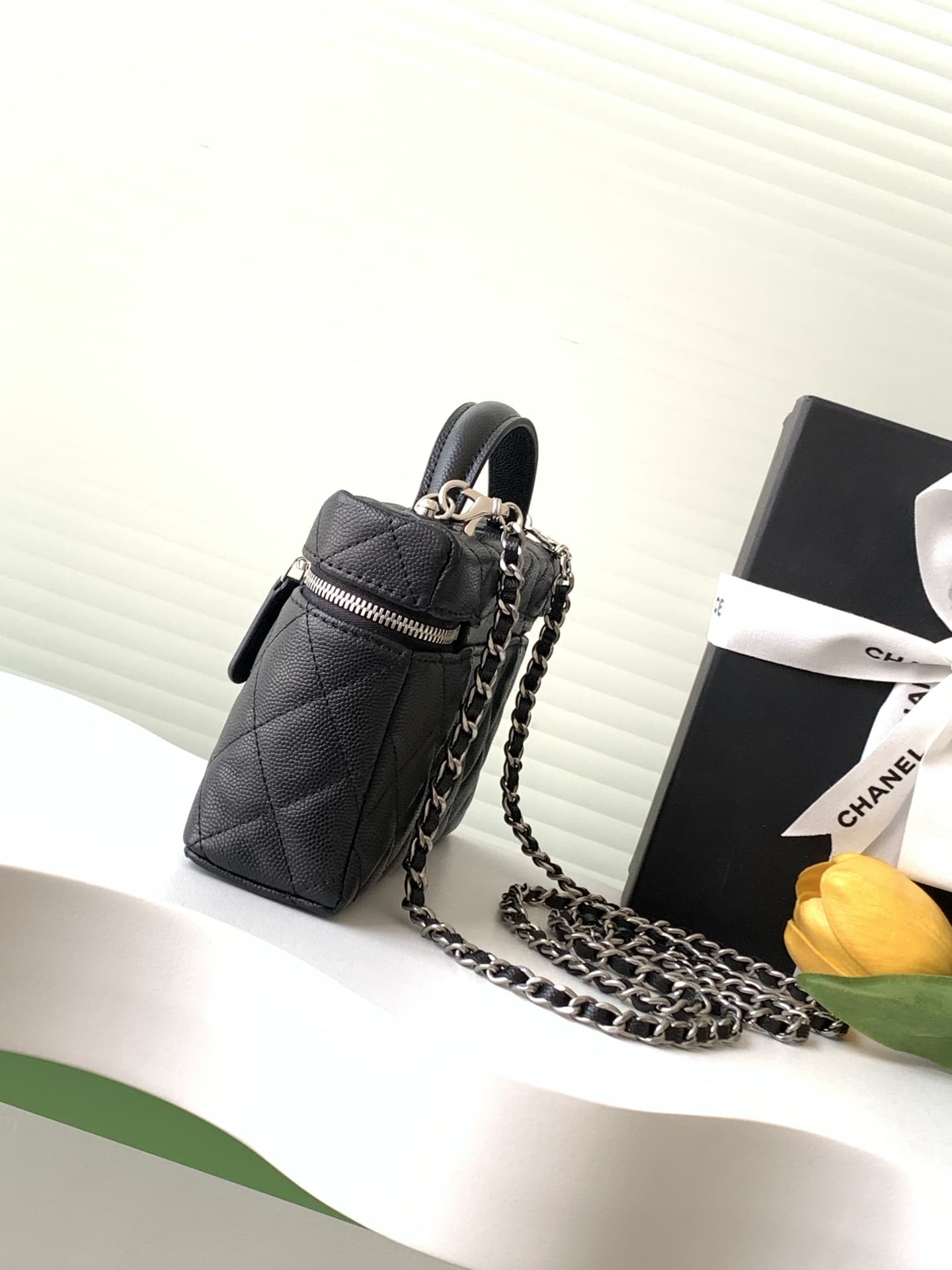 Chanel VANITY Grained Calfskin LB15794 (4)