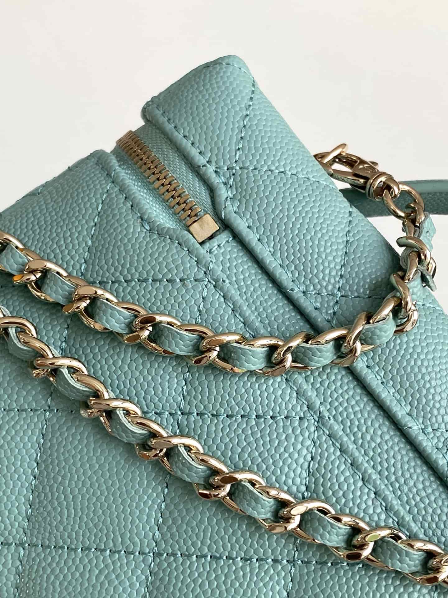 Chanel VANITY Grained Calfskin LB16259 (6)