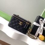 Chanel VANITY Grained Calfskin LB16835 (1)
