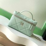 Chanel VANITY Grained Shiny Calfskin LB21730 (1)