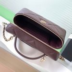 Chanel VANITY Grained Shiny Calfskin LB21732 (5)